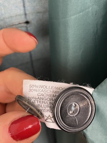 Luxusní kabát Joseph Janard 50 % vlna 30 % kašmír 20 % angora