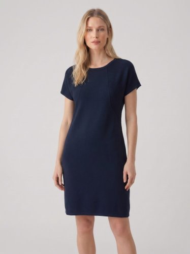 Černé šaty Benetton 65 % viskoza