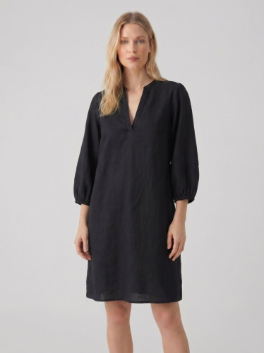 Přírodní šaty H&M 52 % len 48 % bavlna
