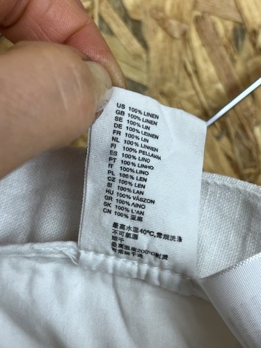 Pánské kalhoty H&M 100 % len