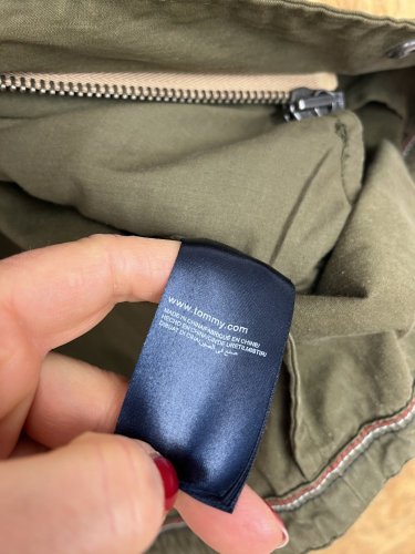 Pánská parka Tommy Hilfiger 80 % bavlna