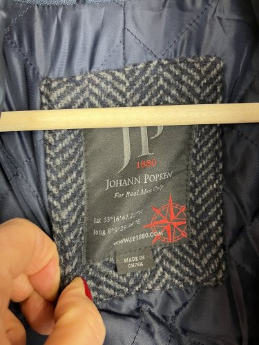 Pánský kabát Johann Popken 40 % vlna