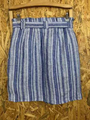 Lněná sukně H&M 95 % len 5 % viskoza