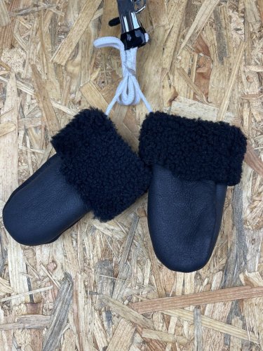 Dětské rukavice Made in Germany 100 % kůže a 100 % beran