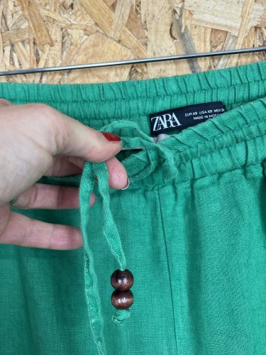 Široké kalhoty ZARA 100 % len