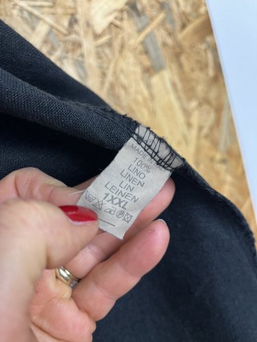 Lněný kardigan Made in Italy 100 % len