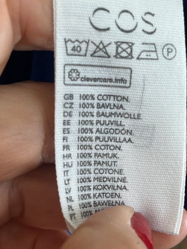 Bavlněné šaty COS 100 % bavlna