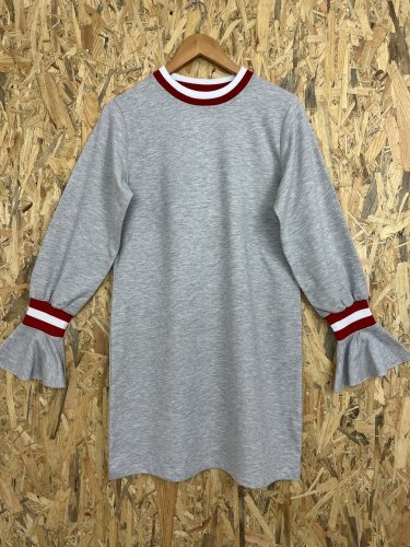 Teplákové šaty ASOS 55 % bavlna 45 % polyester