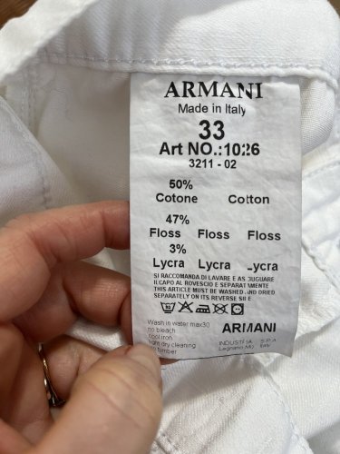 Skinny džíny Armani 50 % bavlna