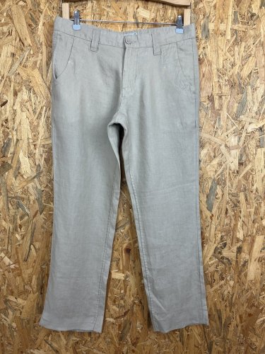 Lněné kalhoty Angelo Litrico 100 % len