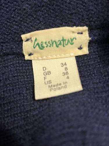 Zateplená sukně Hessnatur 100 % vlna