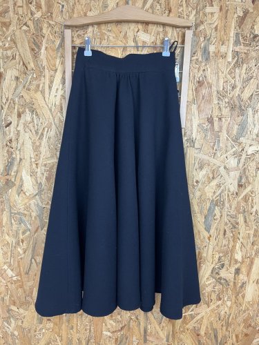 Dlouhá sukně Made in Italy s podílem vlny a polyamidu