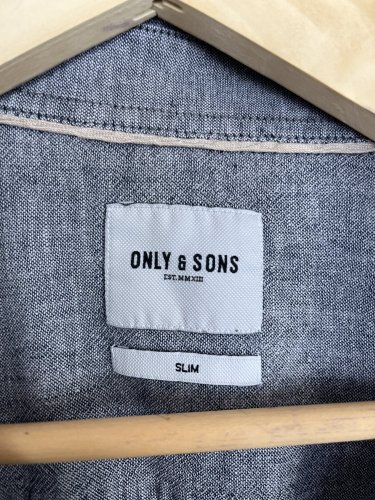 Pánská košile ONLY & SONS s podílem lnu a bavlny