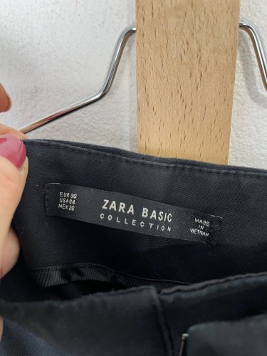 Společenské kalhoty ZARA s podílem bavlny a viskózy