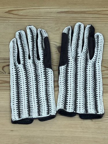 Kožené rukavice Made in Italy 100 % kůže a 100 % bavlna