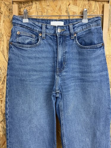 Široké kalhoty H&M 97 % bavlna