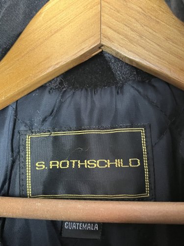 Dětský vlněný kabátek S.Rothschild 100 % vlna