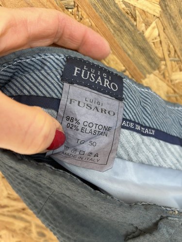 Pánské kalhoty Fusaro 98 % bavlna