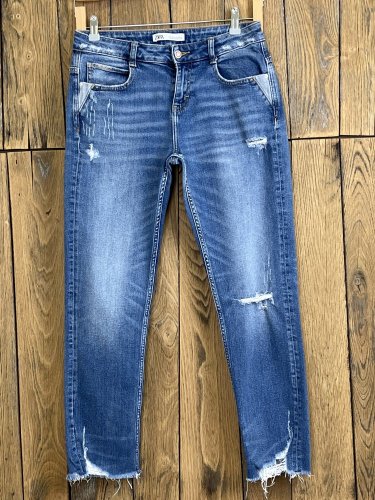 Pánské skinny džíny ZARA s podílem bavlny a elastanu