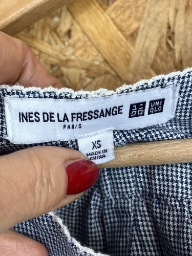 Přírodní šaty Uniqlo 53 % bavlna 47 % len