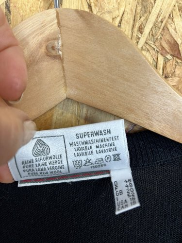 Prodloužený kardigan Peter Hahn 100 % merino vlna