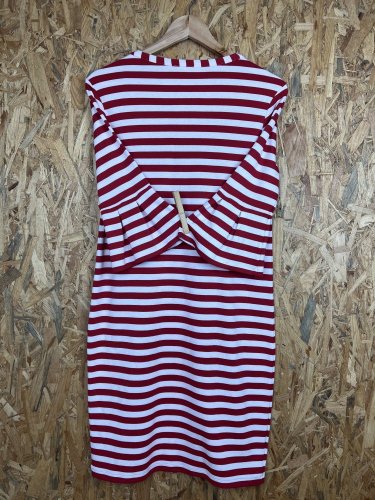 Bavlněné šaty Benetton s podílem bavlny a elastanu