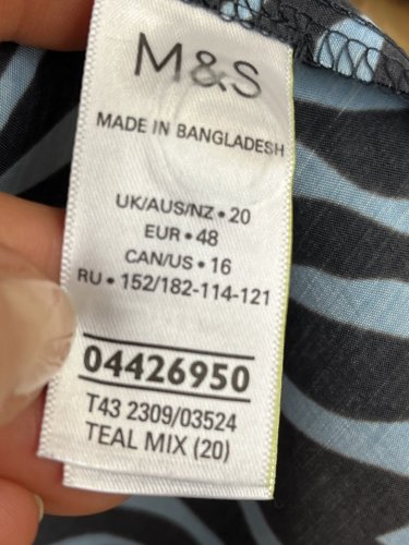 Oversize tunika Marks&Spencer 84 % modal