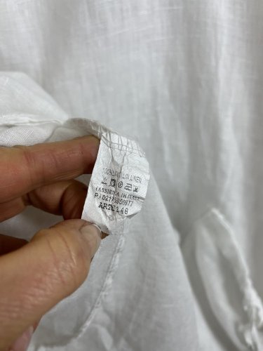 Lněné šaty Made in Italy 100 % len