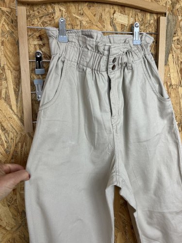 Široké kalhoty H&M 100 % bavlna