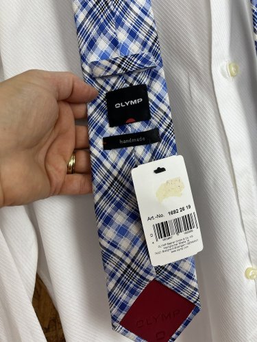 Hedvábná kravata Olymp 100 % hedvábí