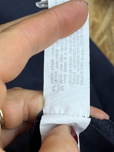 Prodloužená košile ZARA 67 % polyester 33 % bavlna