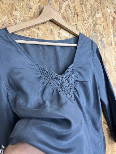 Hedvábná tunika Made in Italy s podílem hedvábí