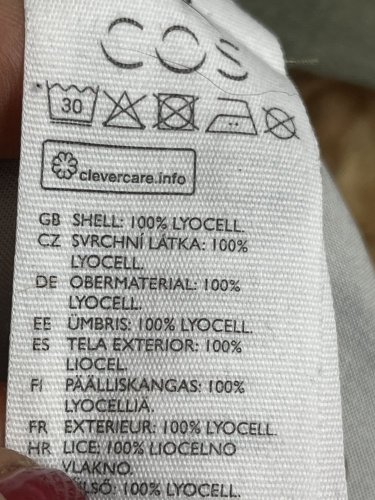 Oversize košile COS 100 % lyocel
