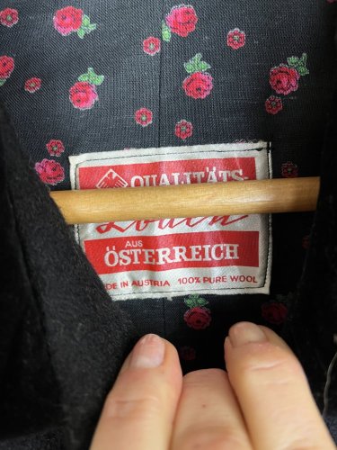 Luxusní pončo Loden 100 % vlna