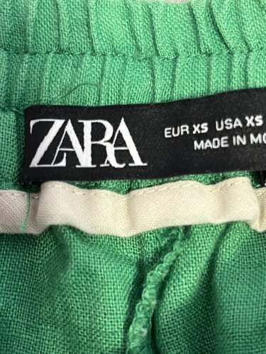 Lněné kalhoty ZARA 100 % len