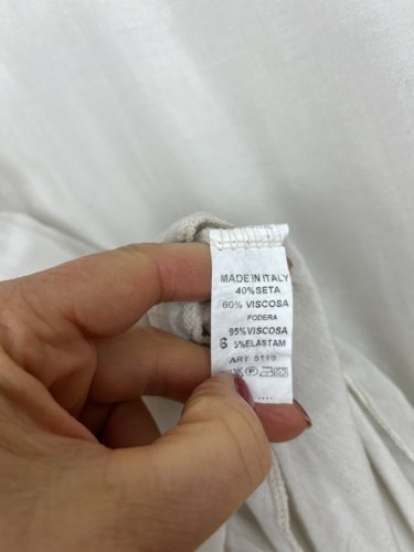 Hedvábná tunika Made in Italy 40 % hedvábí 60 % viskoza