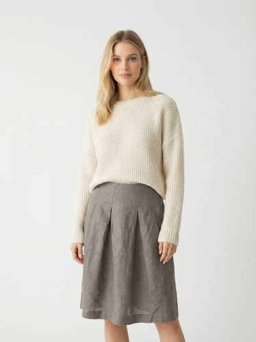 Nadčasová sukně 1.2.3. 100 % len