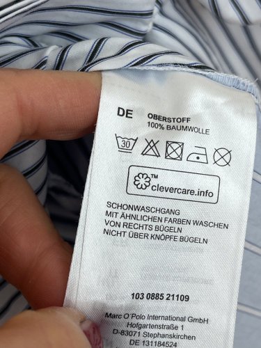 Košilové šaty Marc O`Polo 100 % bavlna
