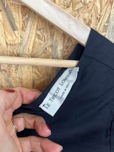 Bavlněné šaty Le Tricot Longhin s podílem bavlny