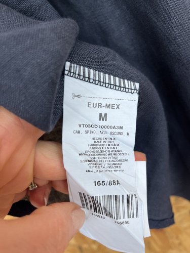 Lněný top Made in Italy 100 % len