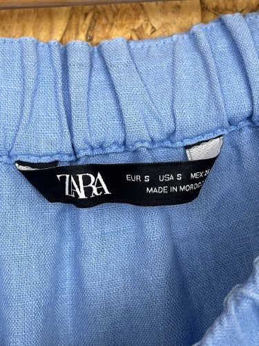 Přírodní tunika ZARA 53 % len 47 % bavlna