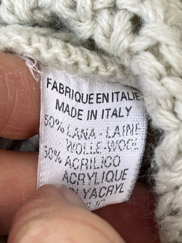 Pánský rolák Made in Italy 50 % vlna
