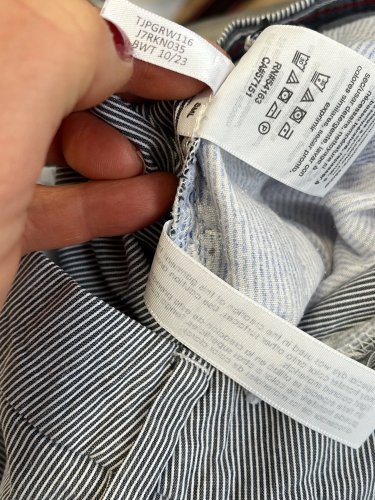 Letní kalhoty Tommy Hilfiger 98 % bavlna