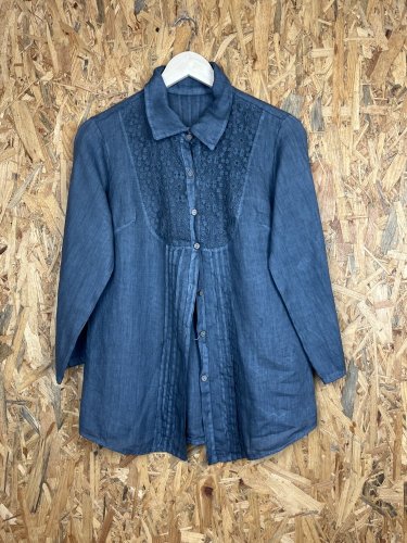 Lněná košile Made in Italy 100 % len