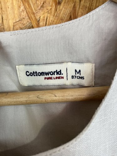 Lněné šaty Cottonworld 100 % len