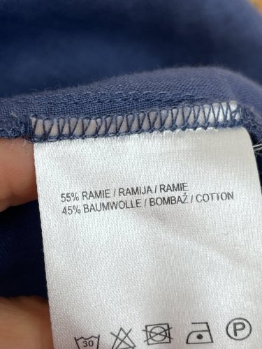 Přírodní tunika Katestorm 55 % ramie 45 % bavlna