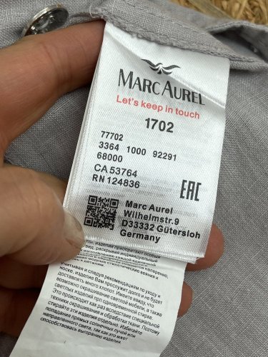 Lněné sako Marc Aurel 100 % len
