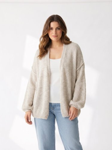 Oversize kardigan Made in Italy 100 % acryl