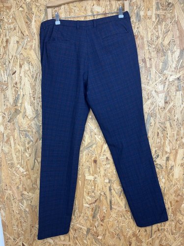 Pánské kalhoty Hugo Boss s podílem vlny a polyamidu