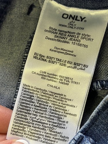 Skinny džíny Only 29 % bavlna